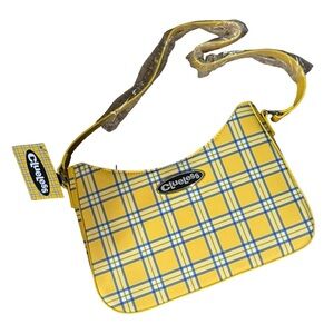 Clueless Yellow Plaid Small Purse Handbag